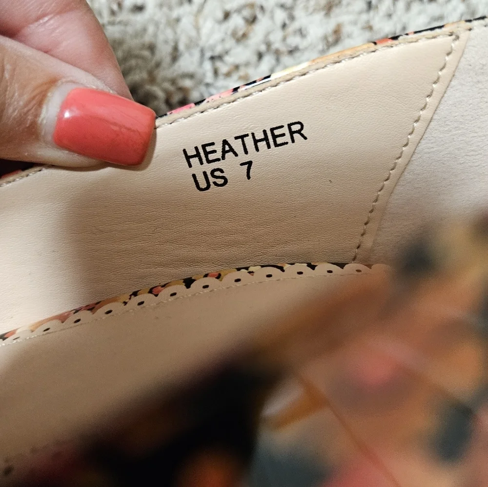 Madison Floral Cork Wedges